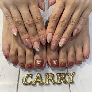 来店モデル 池袋 Hair Nail Deco Carry